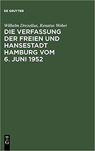 Die Verfassung der Freien und Hansestadt Hamburg vom 6. Juni 1952