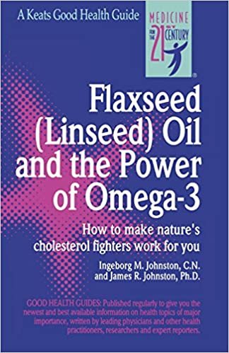 Flaxseed (Linseed) Oil and the Power of Omega-3: How to Make Nature's Cholesterol Fighters Work for You (Keats Good Health Guides) indir