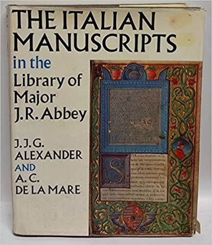 Italian Manuscripts in the Library of Major J.R. Abbey indir