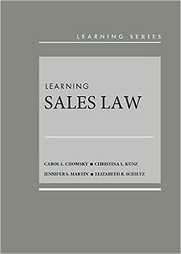 Learning Sales Law - CasebookPlus (Learning Series (Multimedia))