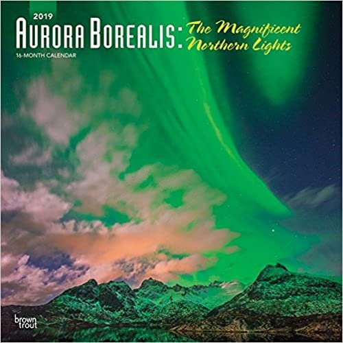 Aurora Borealis: The Magnificent Northern Lights - Nordlicht 2019 - 18-Monatskalender (Wall-Kalender) indir