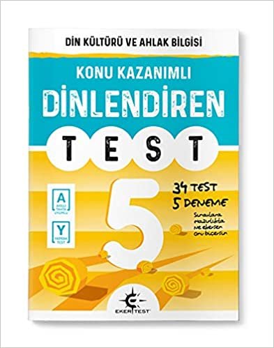 5 Sınıf Din Kültürü Dinlendiren Test Eker Test Yayınları