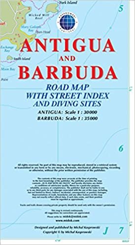 Antigua and Barbuda  1 : 30.000 - 1 : 35.000 (CARTES)