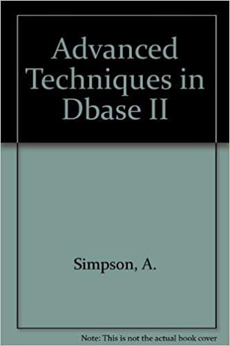 Advanced Techniques in dBASE II