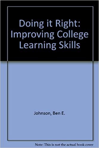 Doing it Right: Improving College Learning Skills