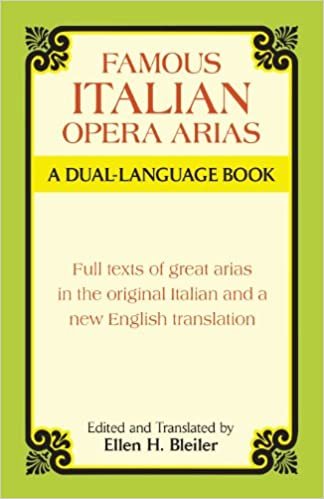 Famous Italian Opera Arias - a Dual-Language Book