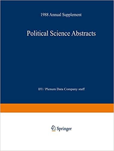 indir   Political Science Abstracts: 1988 Annual Supplement: Suppt tamamen