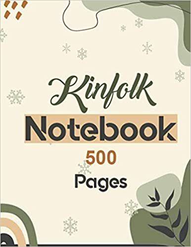 Kinfolk Notebook 500 Pages: Lined Journal for writing 8.5 x 11| Writing Skills Paper Notebook Journal | Daily diary Note taking Writing sheets