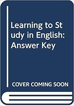 Learning Study English Answer Key