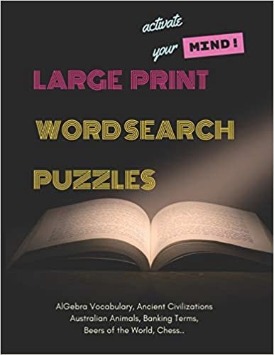 LARGE PRINT Word Search Puzzles: funster large print word search puzzles, large print word search, brain games large print word search, large print ... print word search, word search for seniors