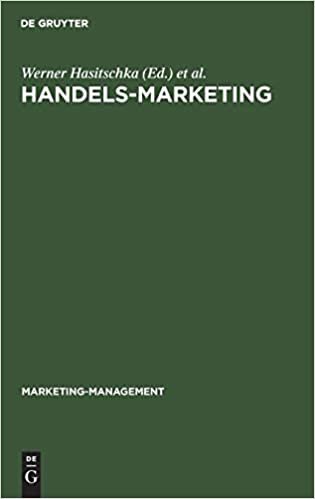 Handels-Marketing (Marketing-Management, Band 9) indir