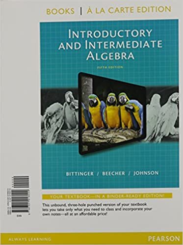 Introductory and Intermediate Algebra, Books a la Carte Edition, Plus Mylab Math -- Access Card Package