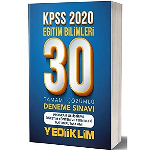 2020 KPSS Eğitim Bilimleri Program Geliştirme-Öyt Tamamı Çözümlü 30 Deneme