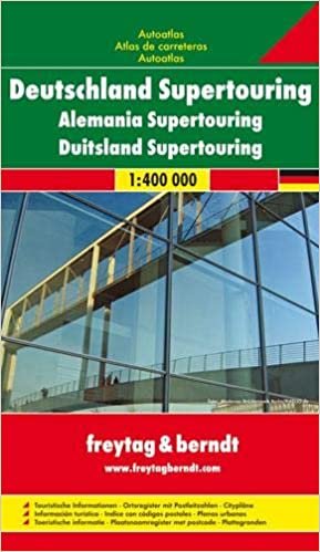 Freytag Berndt Autoatlas, Deutschland Supertouring 1:400.000: Wegenatlas 1:400 000 (freytag & berndt Autoatlanten)