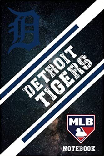 Detroit Tigers Sport Notebook & Journal With Logo Team Detroit Tigers MLB , NFL , NCAA , NHL#B17