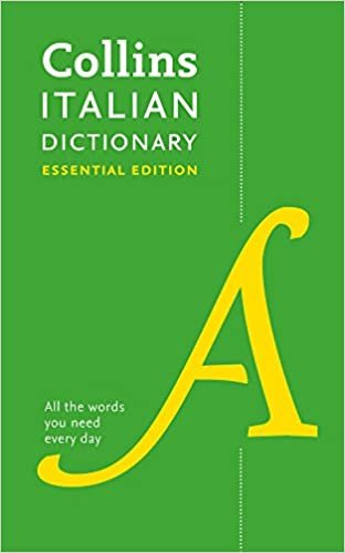 Italian Essential Dictionary: Bestselling bilingual dictionaries (Collins Essential) (Collins Essential Dictionaries) indir