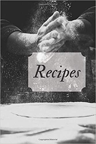 Recipes: Recipe Book, Recipe Journal, Notebook, Cookbook - 100 Total Recipe Pages (100 Lined Pages, 6 x 9) Individual Recipes indir