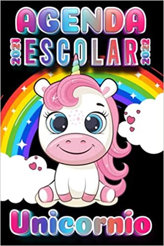 Agenda Escolar 2021-2022: Unicornio | Con ilustraciones y citas.