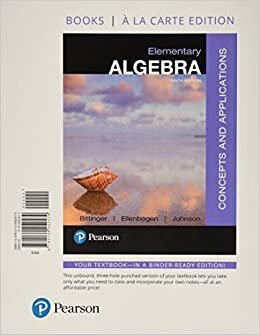 Elementary Algebra: Concepts and Applications, Books a la Carte Edition Plus Mylab Math -- 24 Month Access Card Package