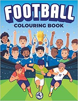Football Coloring book: 40 Football coloring pages for kids of all ages. large format illustrations for coloring