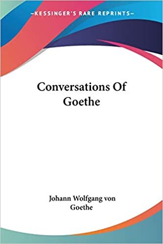 Conversations Of Goethe indir