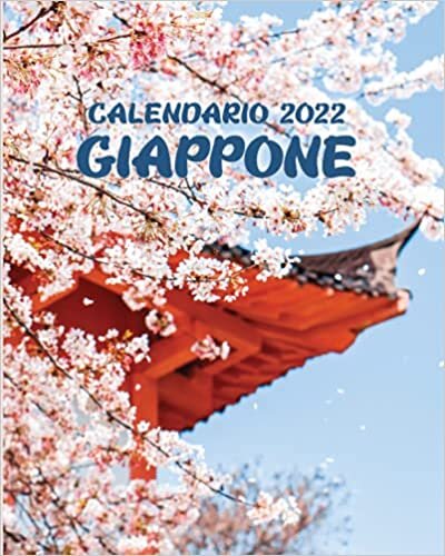 Calendario 2022 Giappone: Da lunedì a domenica con immagini di città giapponesi e paesaggi; include tabelle per le finanze e le date importanti indir