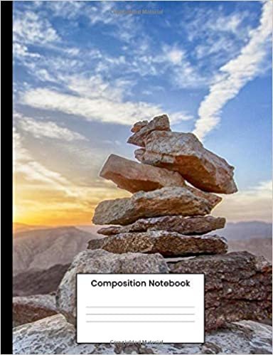 Composition Notebook: Cool Mountain Composition Book, Writing Notebook Gift For Men Women Teens 120 College Ruled Pages