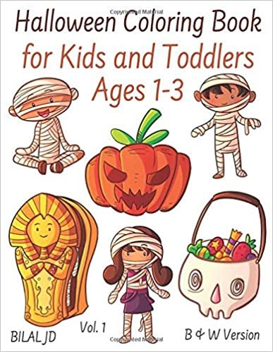 Halloween Coloring Book for Kids and Toddlers Ages 1-3: Toddler Coloring Books Ages 1-3 Halloween (Helloween, Band 1)
