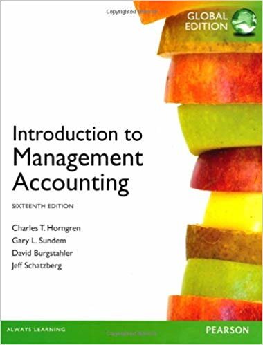 Introduction to Management Accounting, Plus MyAccountingLab with Pearson Etext