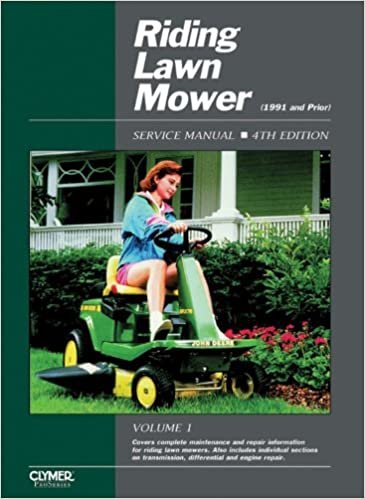 RIDING LAWN MOWER SERVICE MANUAL: 1 (Clymer Pro)