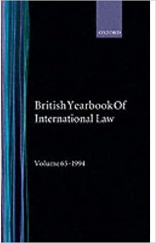 The British Year Book of International Law 1994 Volume 65:: Vol 65