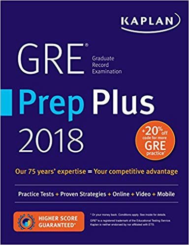 Kaplan GRE Prep Plus 2018