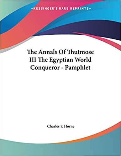 indir   The Annals Of Thutmose III The Egyptian World Conqueror - Pamphlet tamamen