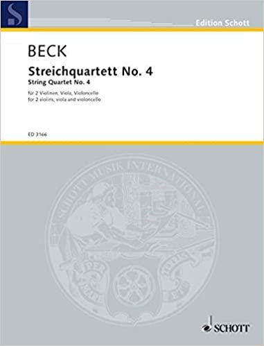 String Quartet No. 4 Musique d'Ensemble-Ensemble de Partitions indir
