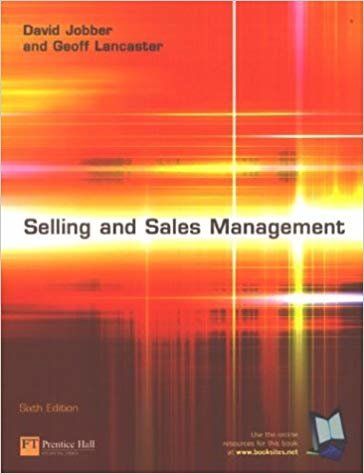 Selling & Sales Management