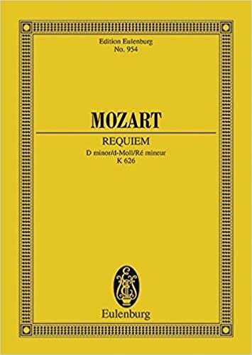 Requiem, K. 626 in D Minor: In D Minor (Edition Eulenburg) indir