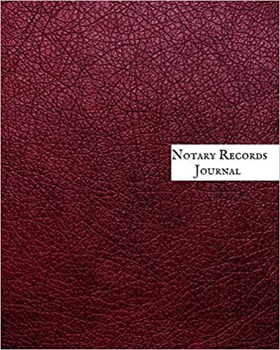 Notary Records Journal: Official Notary Journal| Public Notary Records Book|Notarial acts records events Log|Notary Template| Notary Receipt Book