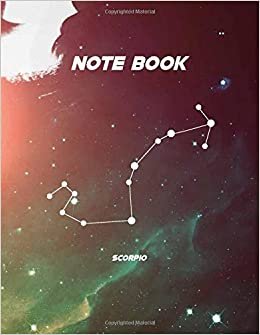 Notebook Celestial Abstractions (SCORPIO): Journal | Lined Notebooks | Celestial Composition Notebook/Journal | Large 8.5" x 11" - 110 Pages (Diary, Notebook) indir