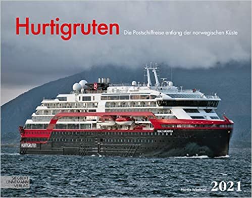 Hurtigruten Kalender 2021 | Wandkalender Norwegen/Skandinavien im Großformat (58 x 45,5 cm) | Die Postschiffreise entlang der norwegischen Küste