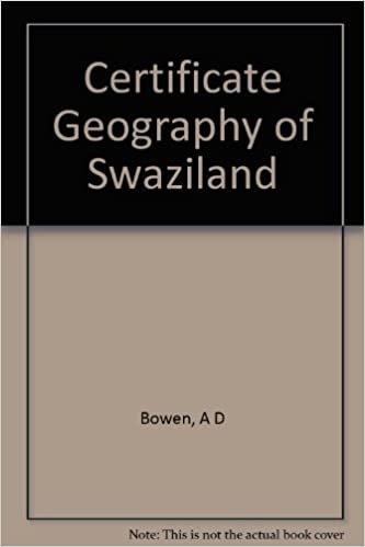 Certificate Geography of Swaziland Paper indir