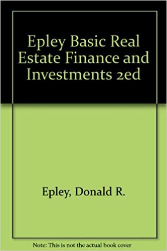 Epley Basic Real Estate Finance and Investments 2ed indir
