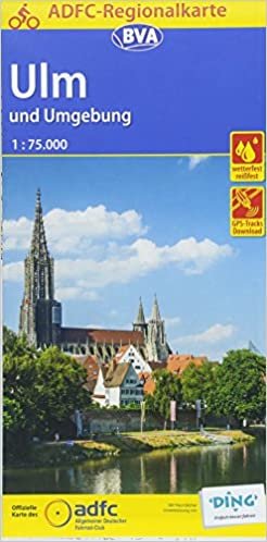 ADFC-Regionalkarte Ulm und Umgebung mit Tagestouren-Vorschlägen, 1:75.000, reiß- und wetterfest, GPS-Tracks Download (ADFC-Regionalkarte 1:75000) indir