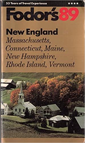 FODORS-N.ENGL'89: New England