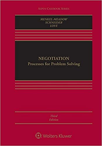 Negotiation: Processes for Problem Solving (Aspen Casebook)