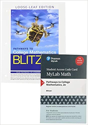 Pathways to College Mathematics, Loose-Leaf Edition Plus Mylab Math -- 24 Month Access Card Package indir