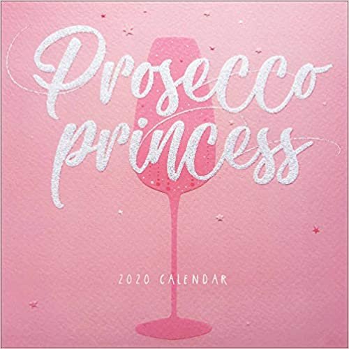 Prosecco Princess Mini Square Wall Calendar 2020 indir