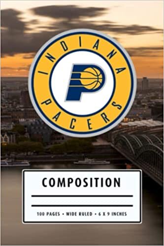 New Year Weekly Timesheet Record Composition: Indiana Pacers Notebook American Basketball Notebook - Christmas, Thankgiving Gift Ideas #25