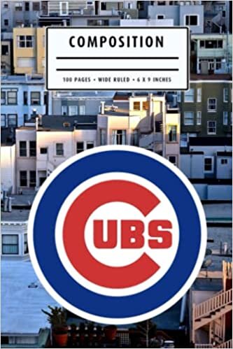 Weekly Planner Composition : Chicago Cubs Notebook- To My Baseball Son , To My Baseball Dad - Baseball Notebook #15