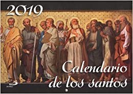 Calendario pared de los santos 2019 (Calendarios y Agendas)