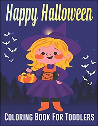 Happy Halloween Coloring Book For Toddlers: A Spooky Coloring Book For Creative Children. V0l-1